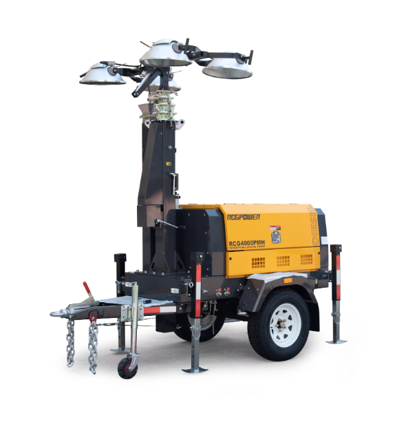 Cách sử dụng hiệu quả tháp đèn di động trên công trường của bạn