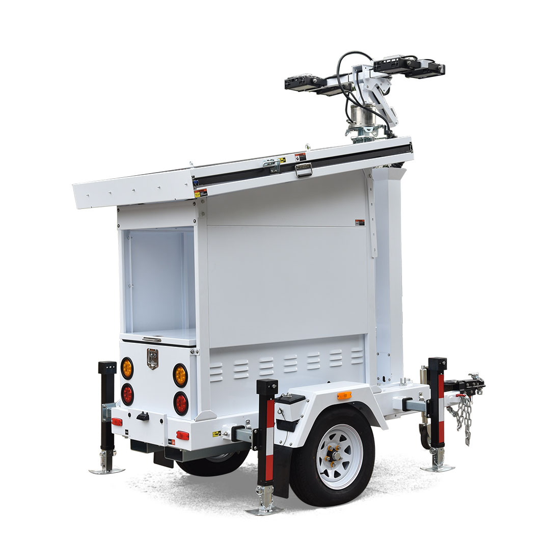 Tháp chiếu sáng năng lượng mặt trời di động UST-600 Máy phát điện năng lượng mặt trời